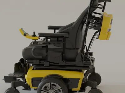 Electronic Wheelchair 3D model