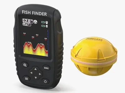 Portable Fish Finder 3D model
