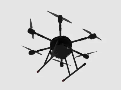 Black Drone2 3D model