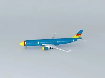 Airbus A330-300 Royal Airways Free 3D model purchase