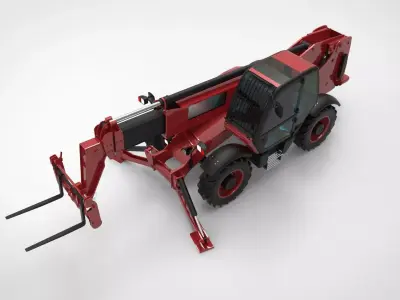 Telehandler forklift  3D model