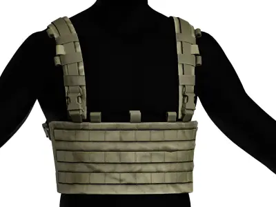 ADA TBAS CHEST RIG Low-poly 3D model
