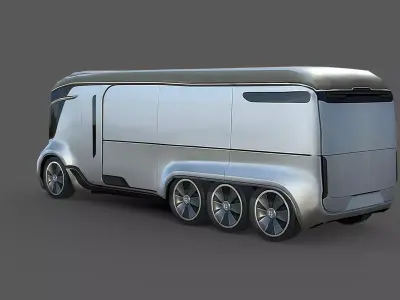 Advanced Industrial Transport Vehicle 3D model