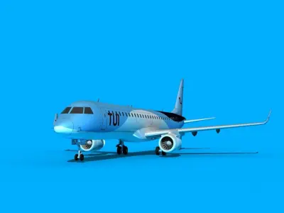 Embraer Emb-190 TUI 3D model