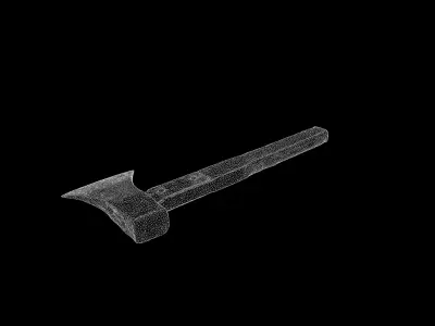 Anydrafts Axe 01 Low-poly 3D model