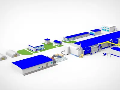 Power plant 3D model buy