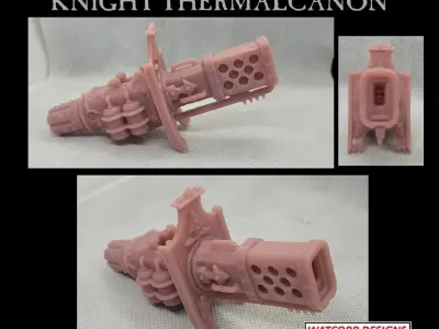 Knight Thermal Cannon 3D print model