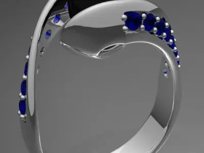 Rendering Anello C Free 3D model purchase