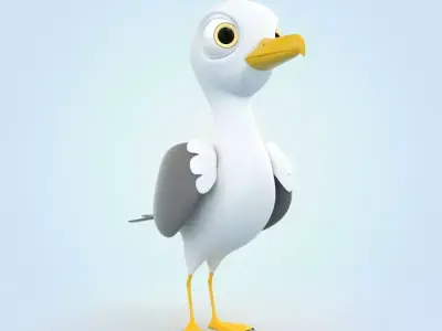 Seagull 3D model