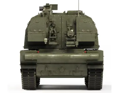 Self-Propelled Howitzer 2S35 Coalition-SV 2015 3D model