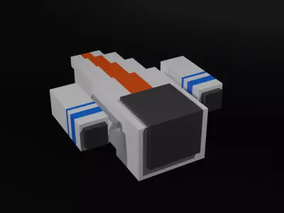 SpaceShip Free 3D model purchase