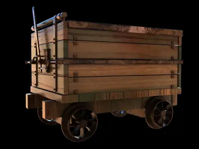 Mine Railway 3D model