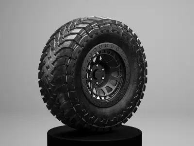 Toyo Open Country MT  Low Poly Low-poly 3D model