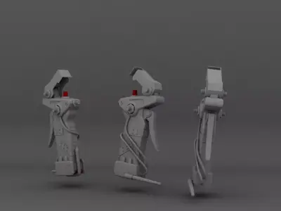 3D Overwatch Concept Art Low-poly 3D model