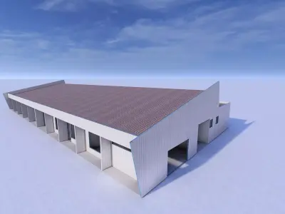 Warehouse-Warehouse Building 3D model order