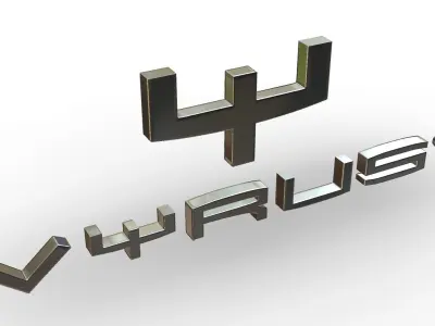 vyrus logo 3D model