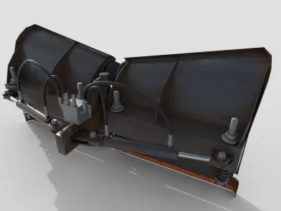 Fjaras snow plow 3D model