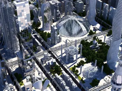 Future City HD 20 V 2 3D model