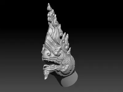 snake head  3D model