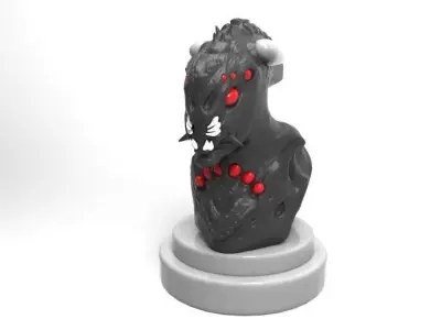 Creature 3 Bust Free 3D print model
