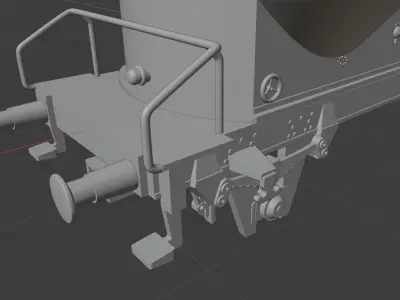 H0 1-87 scale Silo Wagon UCS 908 3D print model