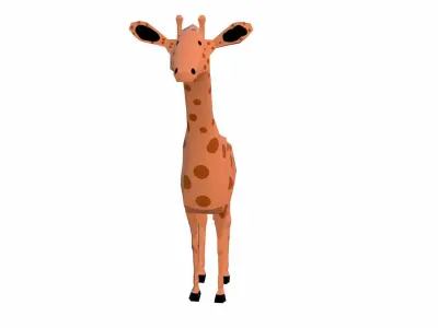 Giraffe Low-poly 3D model