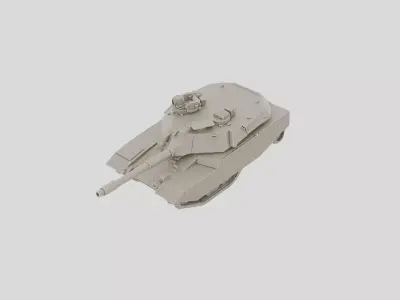 Modern Main Battle Tank for 3D print 3D model
