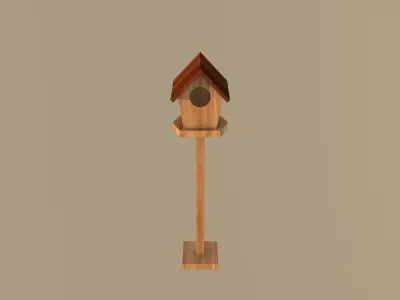 Bird House 3D model purchase