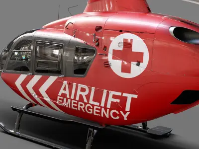 Eurocopter EC-135 3D model