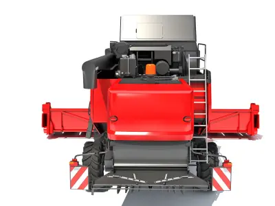 Combine Harvester 3D model 21