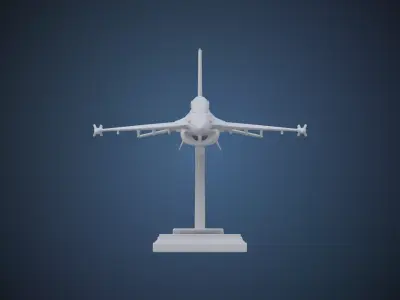 F-16 Fighting Falcon Desktop Model Statue PM-206 3D print model