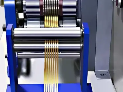 Sheet Metal Slitting Machine for Gold Silver Copper Coils 3D model