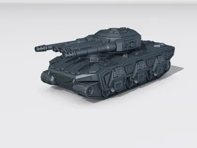 Battle tank V-4 -model for 3d printer 3D print model