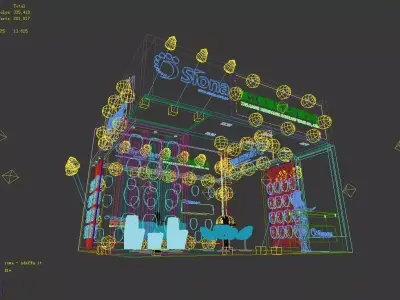 Exhibition - Area - 6X6-3DMAX2011-01 3D model