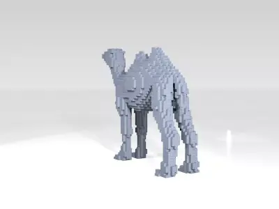 Camel Voxel 3D model
