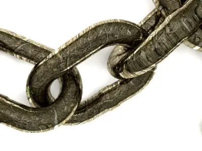 Steel chain 3D model