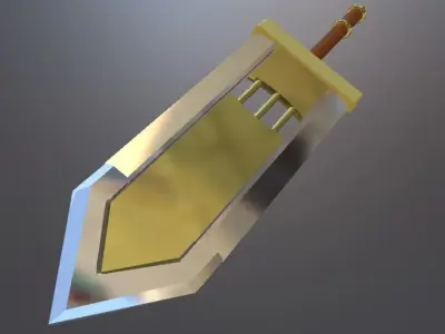 Heavy Sword 3D model purchase