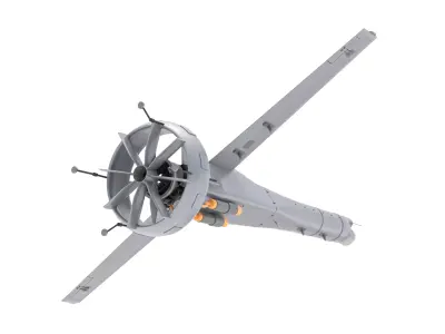 Shield AI MQ-35A Drone 3D model