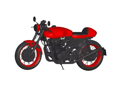 Yamaha XS650 3D model