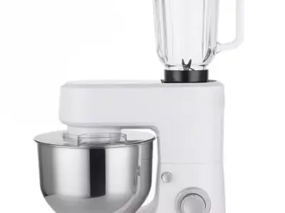Kitchen Mixer with Blender Attachment 3D CAD Model 3D model