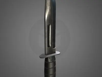 Combat Knife FBX - 2048px  Low-poly 3D model