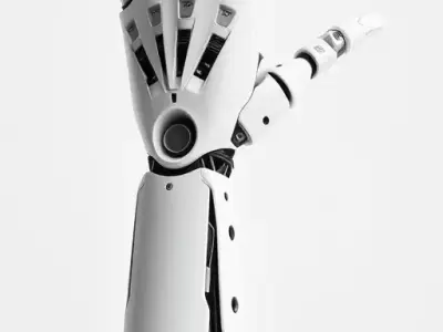 Futuristic Robotic Arm Model Pack Low-poly 3D model get