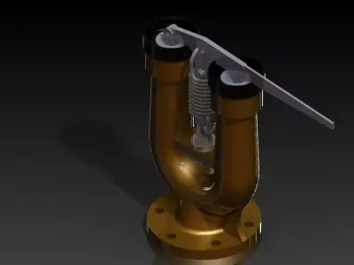 Pressure control valve Free 3D model