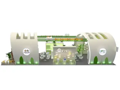 Exhibition - size - 15X6-3DMAX2011-0025 3D model