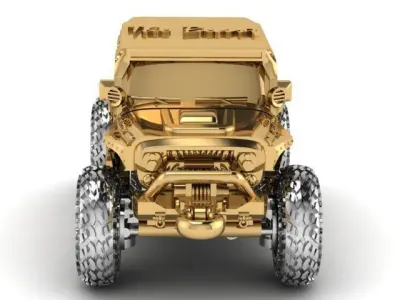 Jeep Rubicon  3D print model