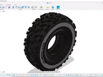 tyre model rc car  3D model