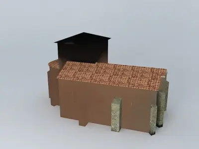 Church in Segonsac Dordogne Free 3D model