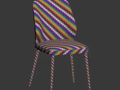 konyshev Emma Dining Chair 3D model