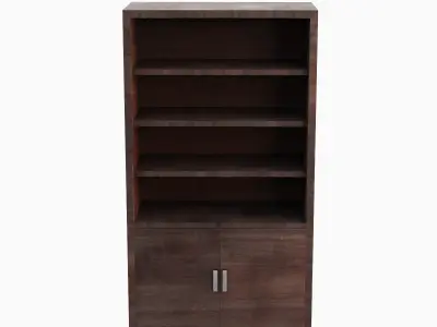 Old Shelf 02 Low-poly 3D model