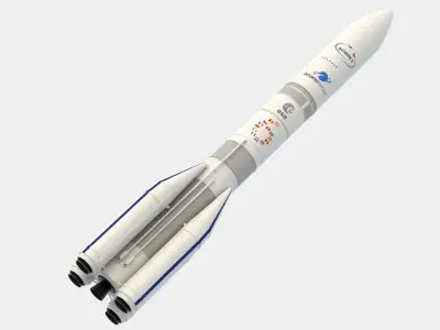 Ariane 6 - Accurate Model 3D model